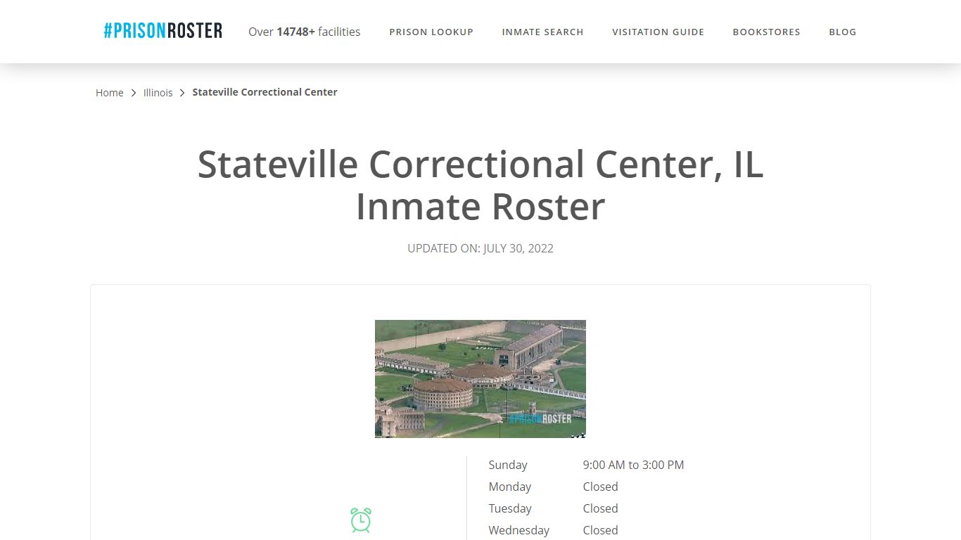 Stateville Correctional Center, IL Inmate Roster - Prisonroster